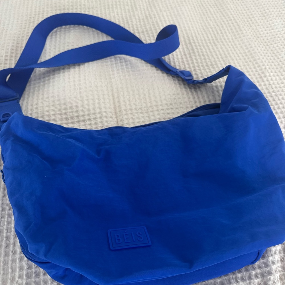 BEIS Bright Blue Shoulder Crossbody Bag